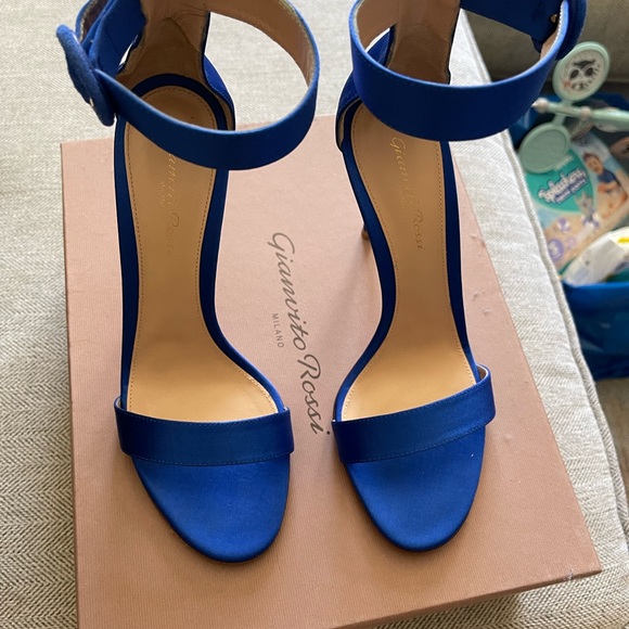GIANVITO ROSSIPortofino 105 Satin Sandals Brand NewSize: 9 | IT 39 - Picture 2 of 3